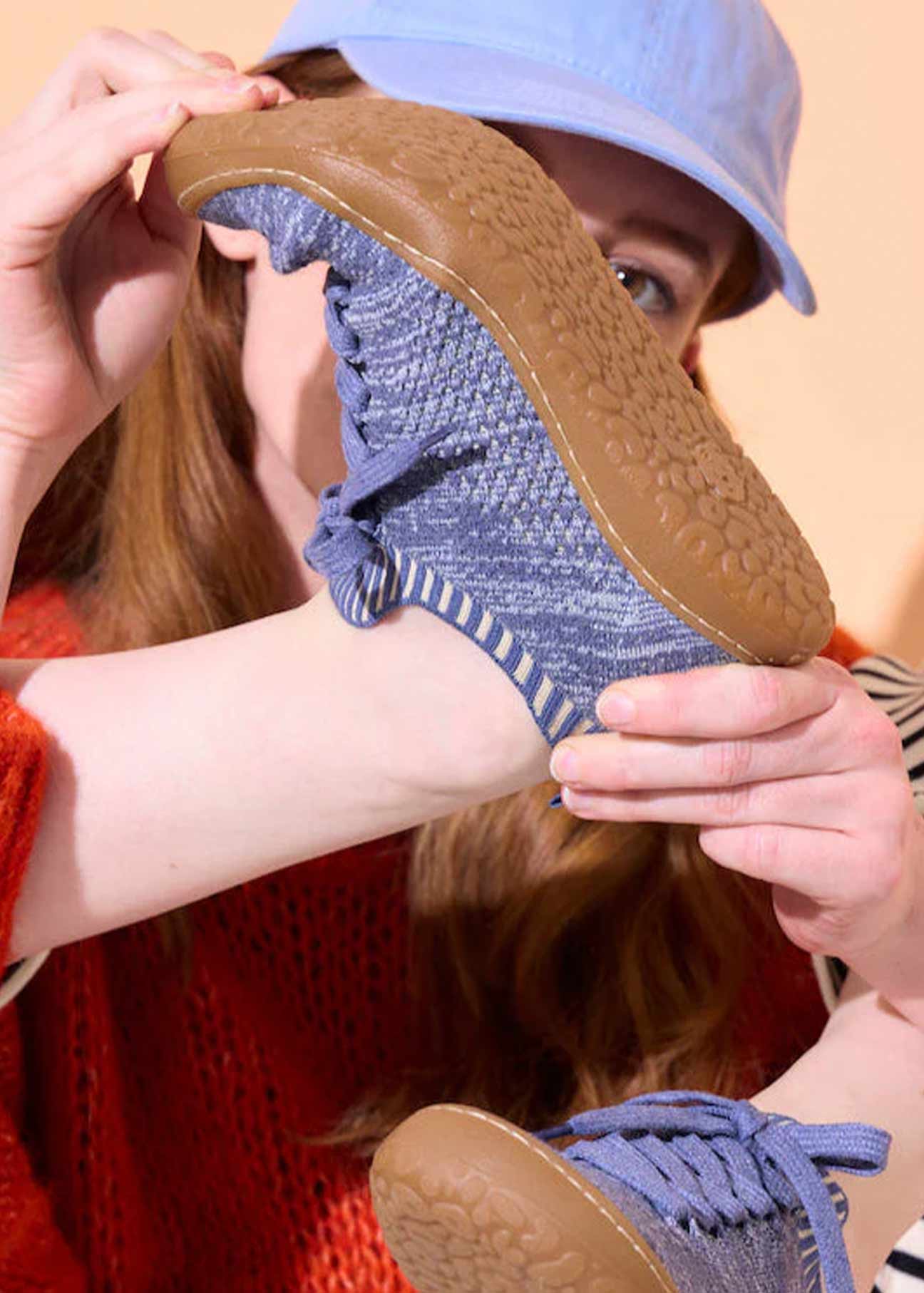 Essence Knitted sneaker – Hemp & Tencel Edition - Navy - Ecomarket.com