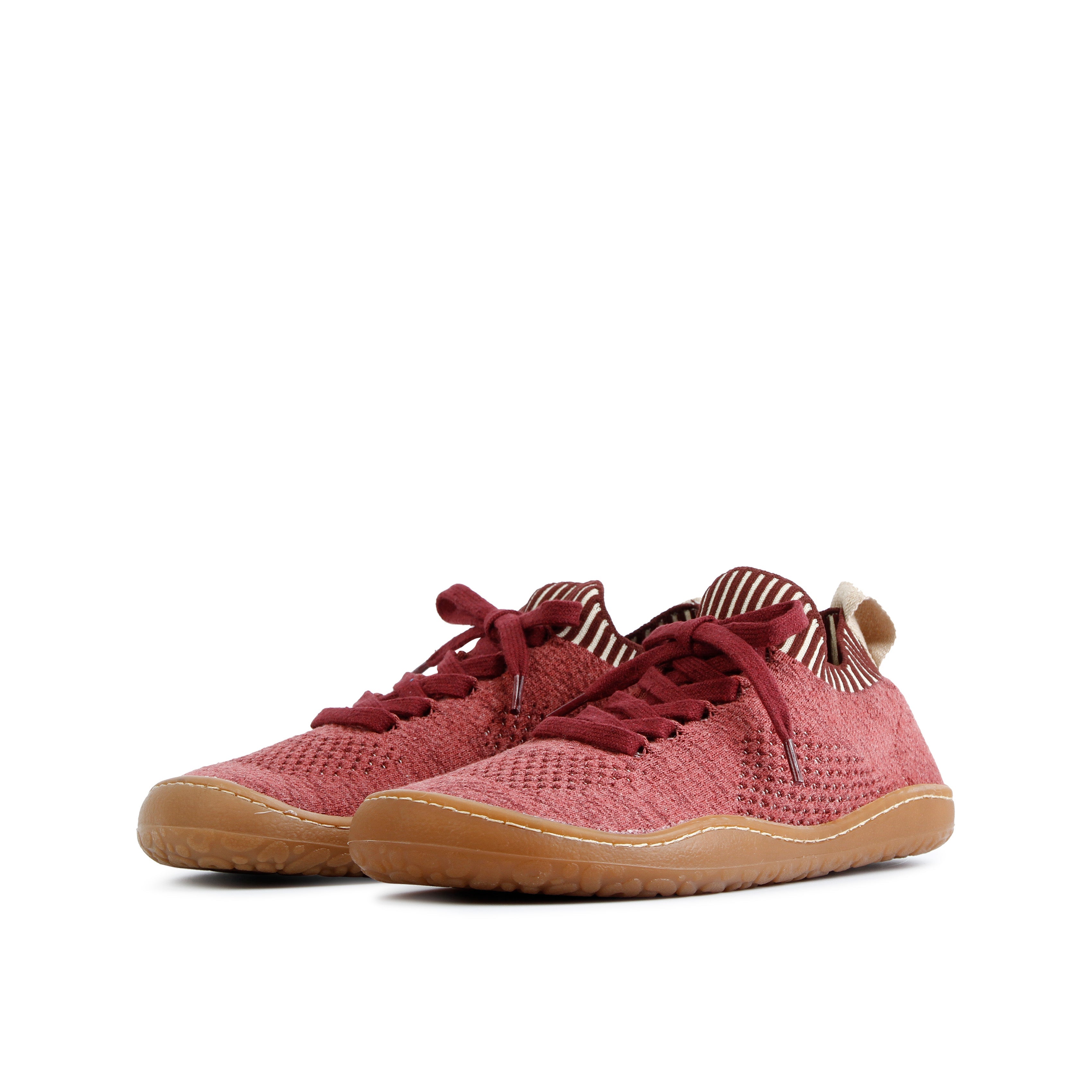 Essence Knitted sneaker – Hemp & Tencel Edition - Bordeaux