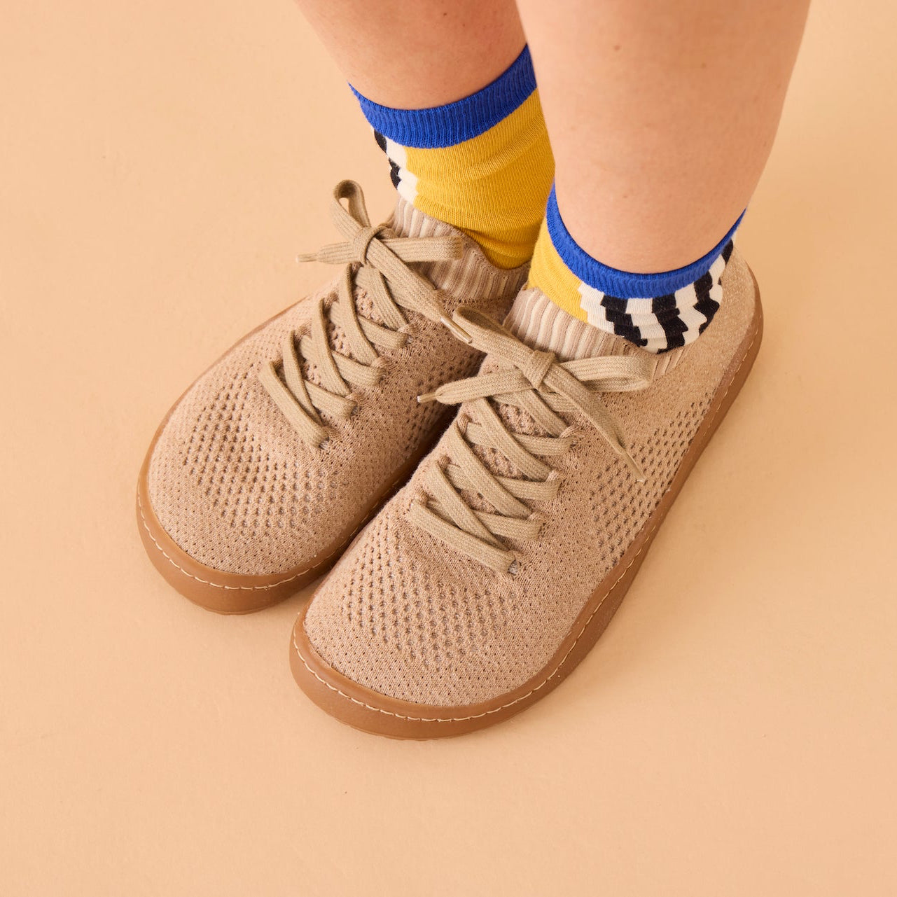 Essence Knitted sneaker – Hemp & Tencel Edition - Caramel