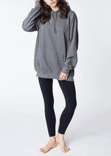 French Terry Cotton Hoodie