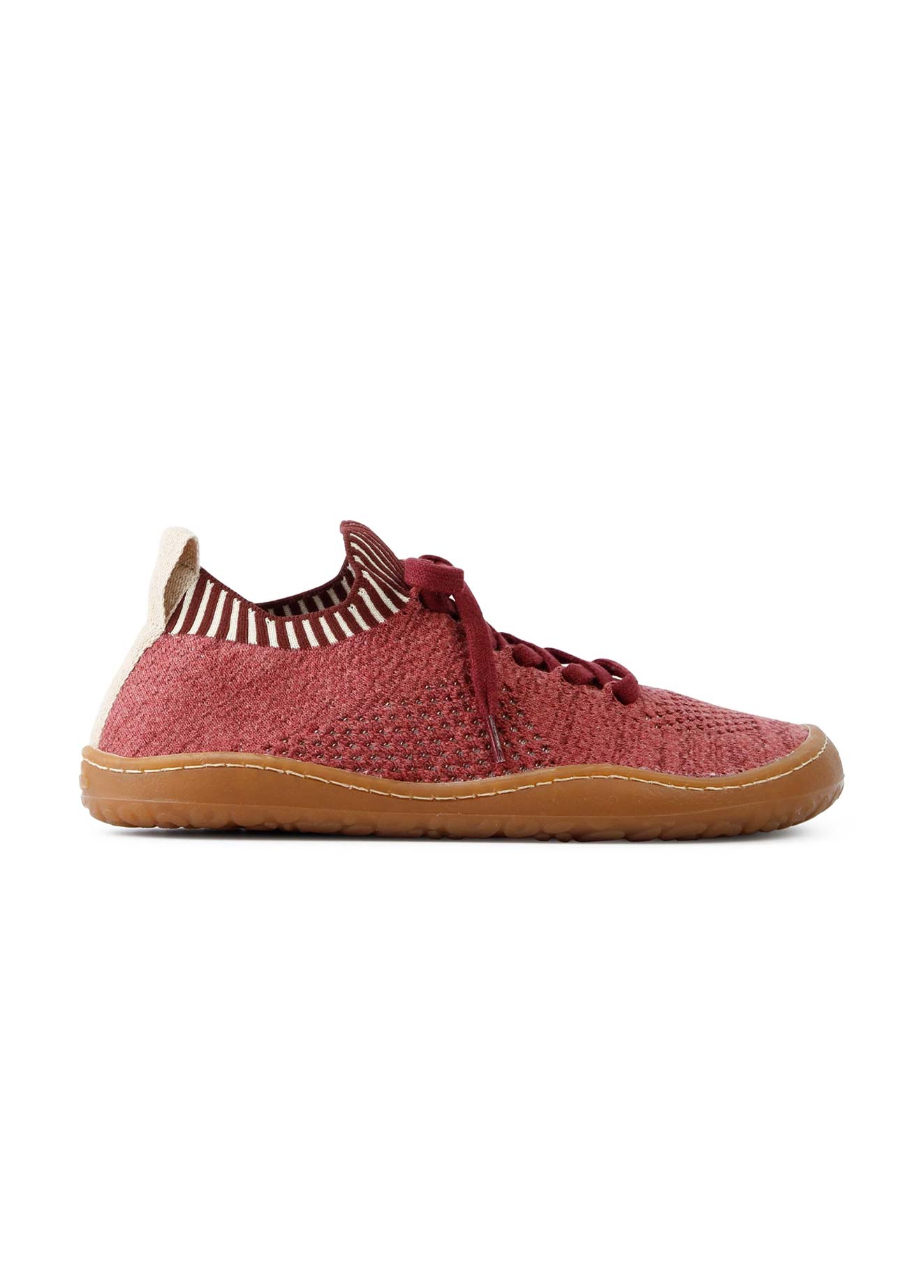 Essence Knitted sneaker – Hemp & Tencel Edition - Bordeaux