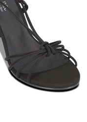 Holly Black Vegan Heeled Sandals - Ecomarket.com