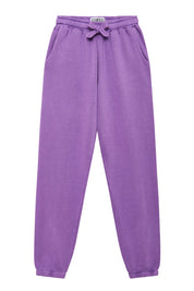 ADAM - Pantaloni Jogger in Cotone Biologico Lilla