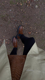 women chelsea ankle vegan boot brown