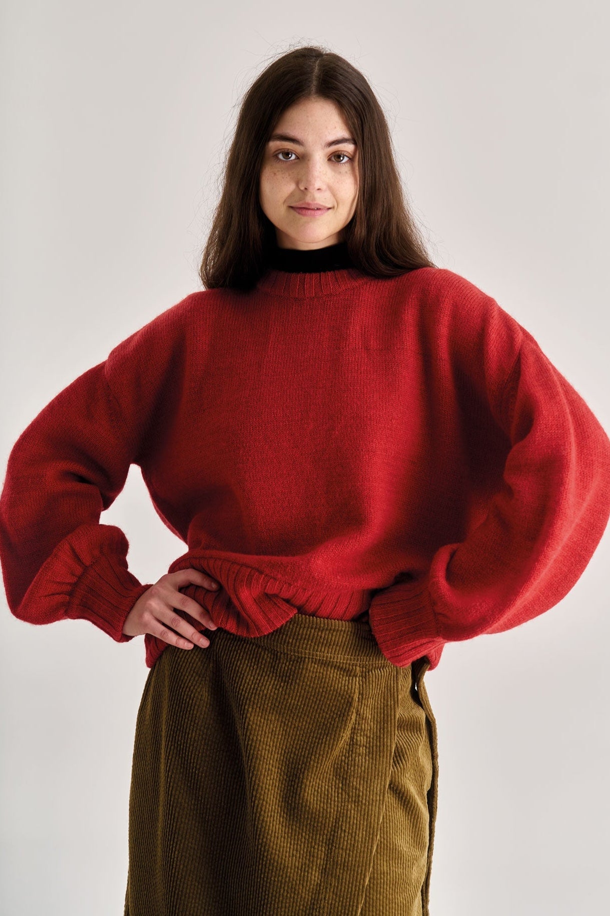 K2-GW-26-PALOMA-Jumper-Red---C1-CDY-06-SANTO-Skirt-Olive-3.jpg