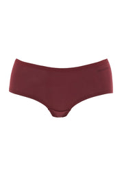 KARINNA | Braguitas Hipster de Algodón Orgánico y Modal TENCEL™, Paquete de 3 (burdeos)