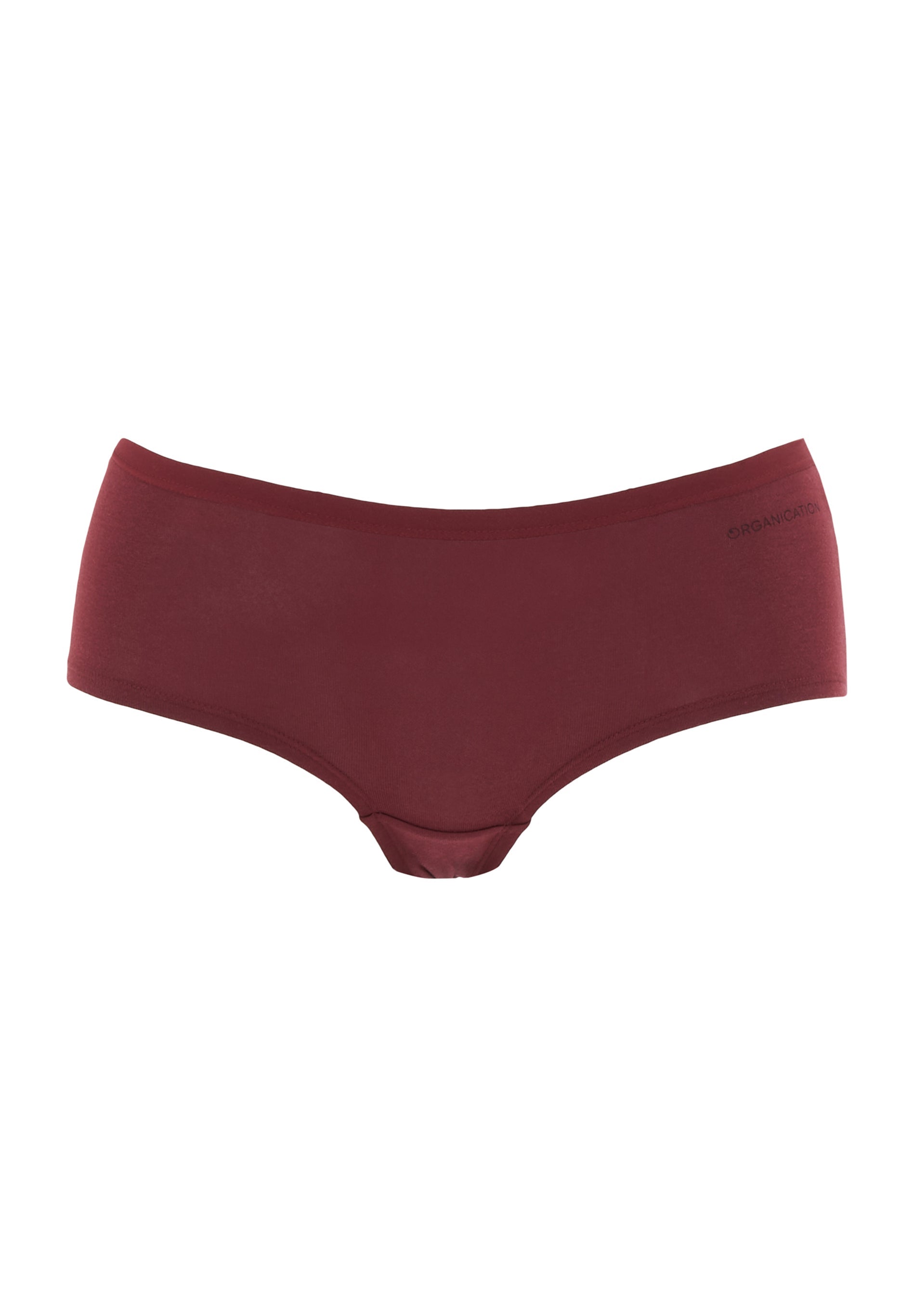 KARINNA | Braguitas Hipster de Algodón Orgánico y Modal TENCEL™, Paquete de 3 (burdeos)