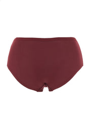 KARINNA | Braguitas Hipster de Algodón Orgánico y Modal TENCEL™, Paquete de 3 (burdeos)