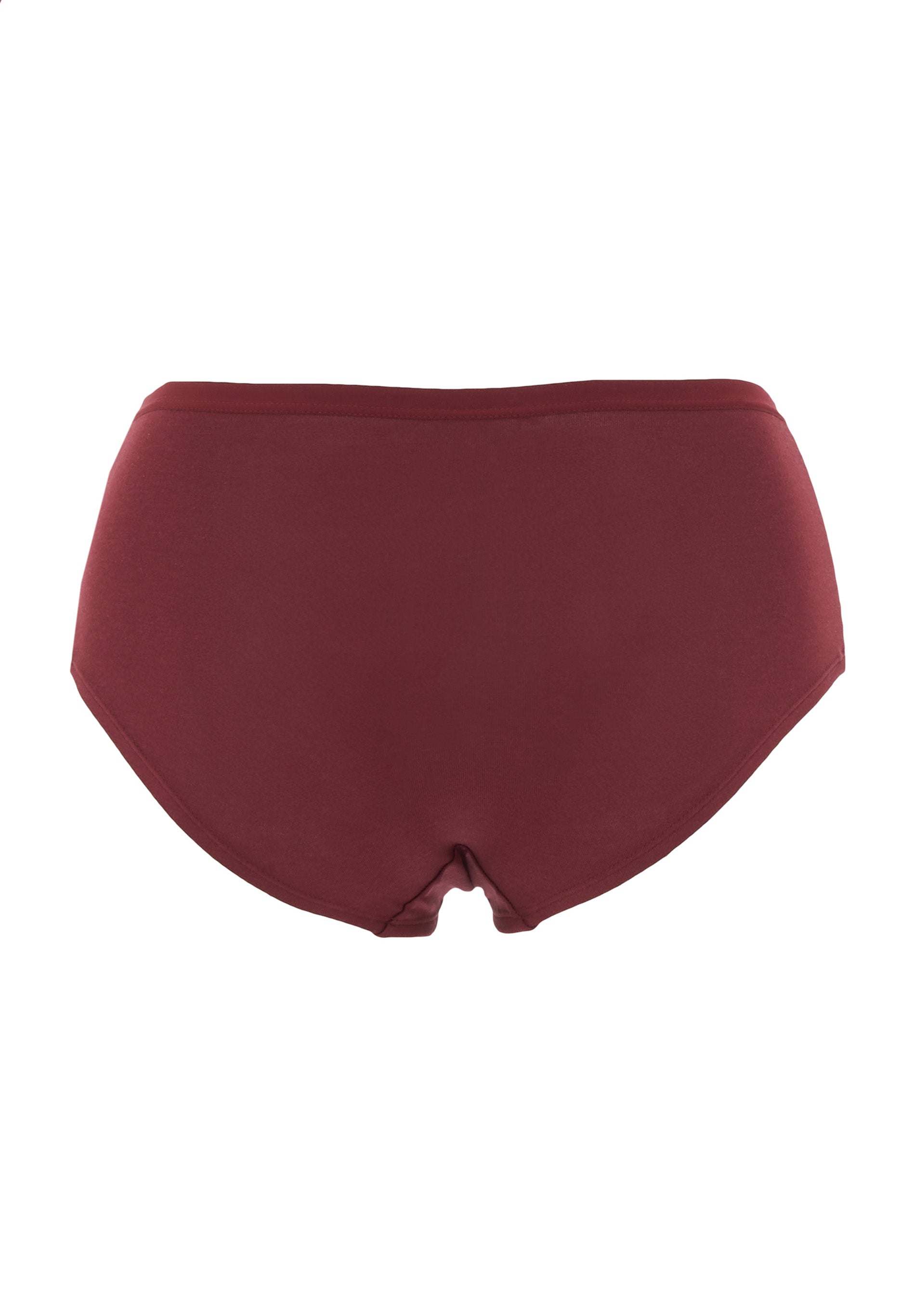 KARINNA | Braguitas Hipster de Algodón Orgánico y Modal TENCEL™, Paquete de 3 (burdeos)