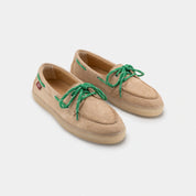 Zèta Lagos Vegane Bootsschuhe in Vanille