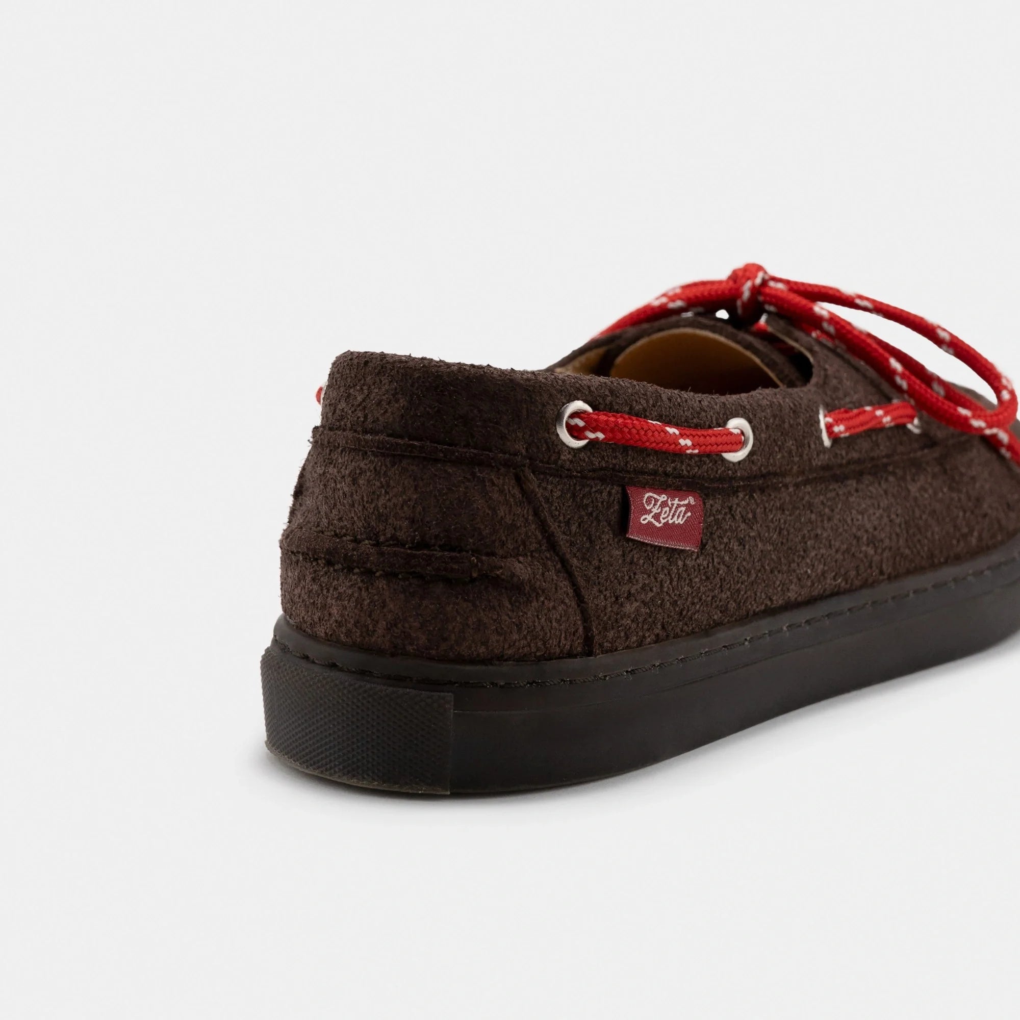 Zèta Lagos Choco Haarige Vegane Bootsschuhe