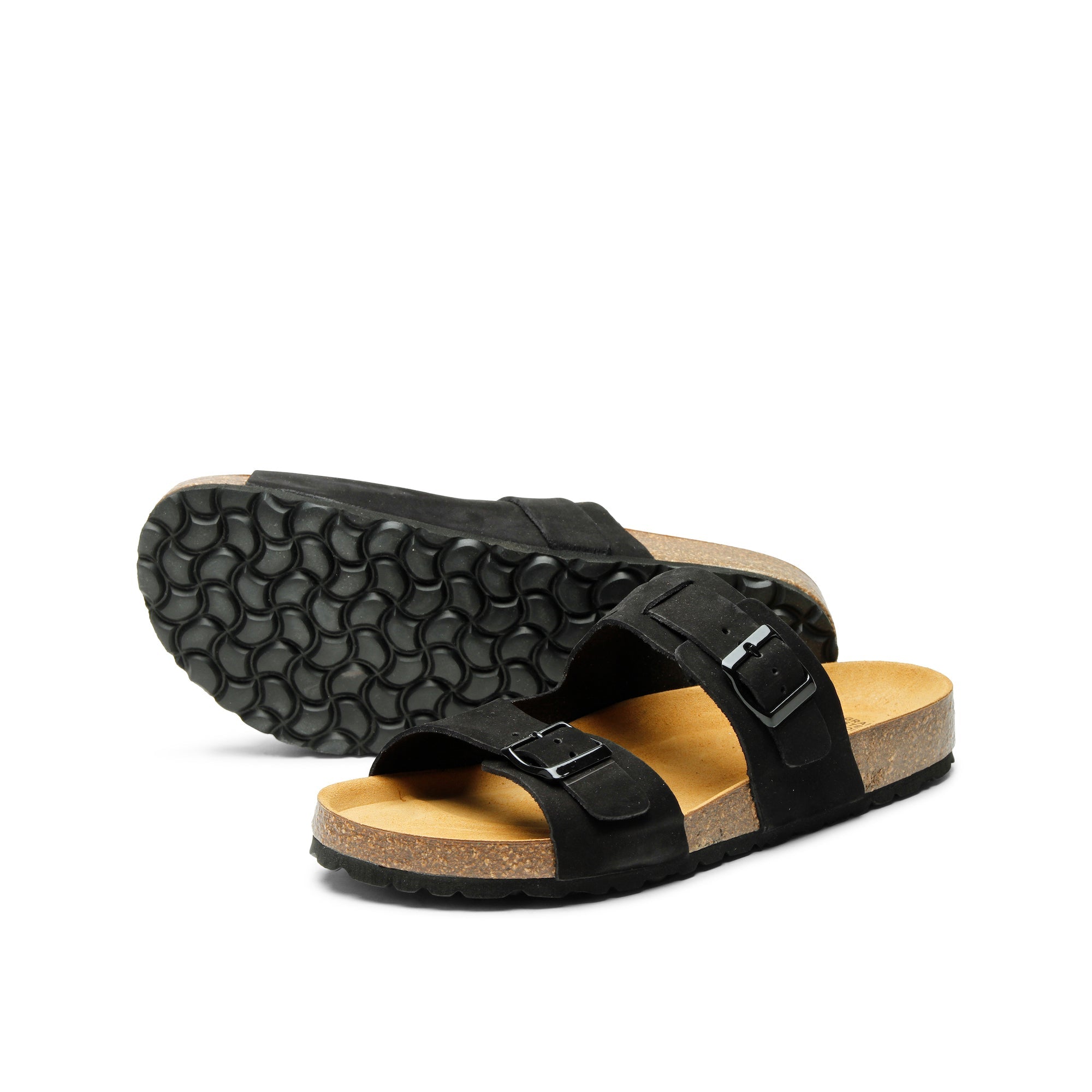 Sandalo LUCA NUBUK in nero