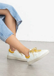 Level Yellow Vegan Sneakers – made with Apples - Ecomarket.com