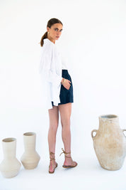 Livia Boyfriend Shirt - Linen-Neu Nomads