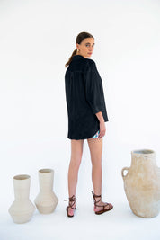 Livia Boyfriend Shirt - Linen-Neu Nomads