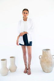 Livia Boyfriend Shirt - Linen-Neu Nomads