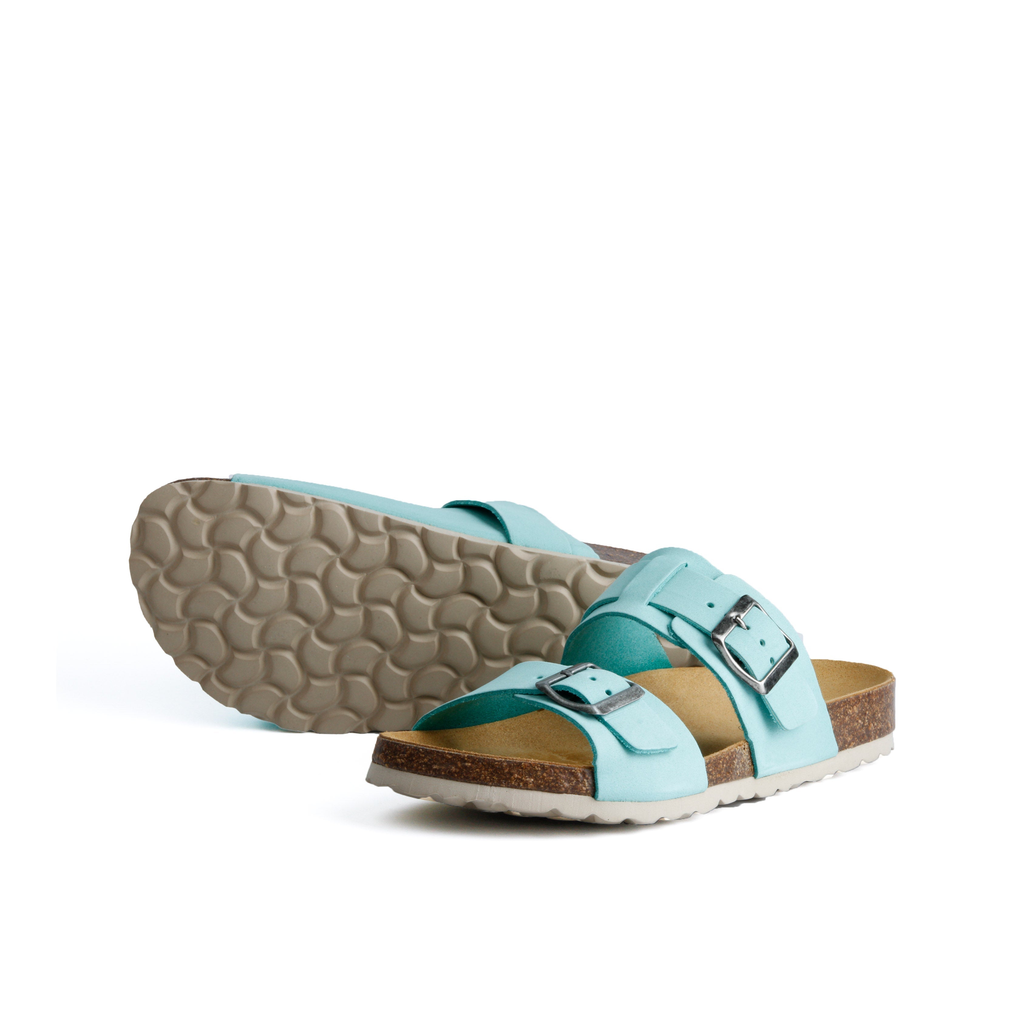 LUCA NUBUK SANDAL AQUA