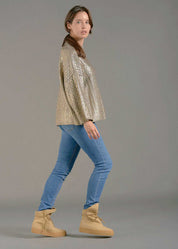 Botas veganas MICHONE beige claro