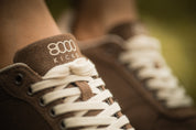 8000Kicks Seeker Damen Freizeit-Canvas-Sneaker – Dunkelbraun