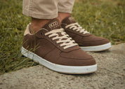 8000Kicks Seeker Damen Freizeit-Canvas-Sneaker – Dunkelbraun