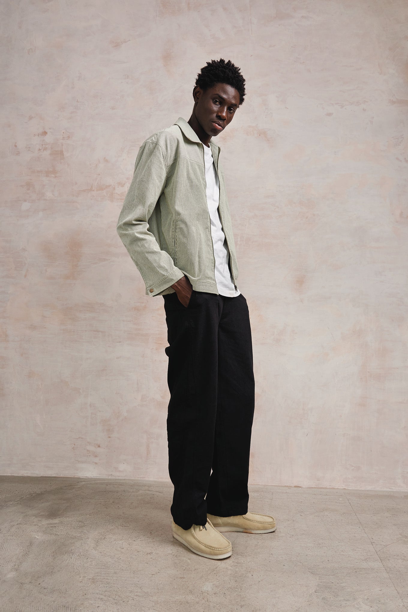 MAKULU - Pantalón de Lino Orgánico y Algodón - Negro
