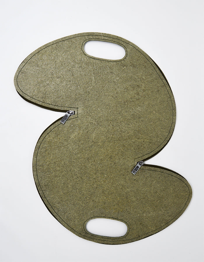 MALAI SHELL Bolso vegano verde