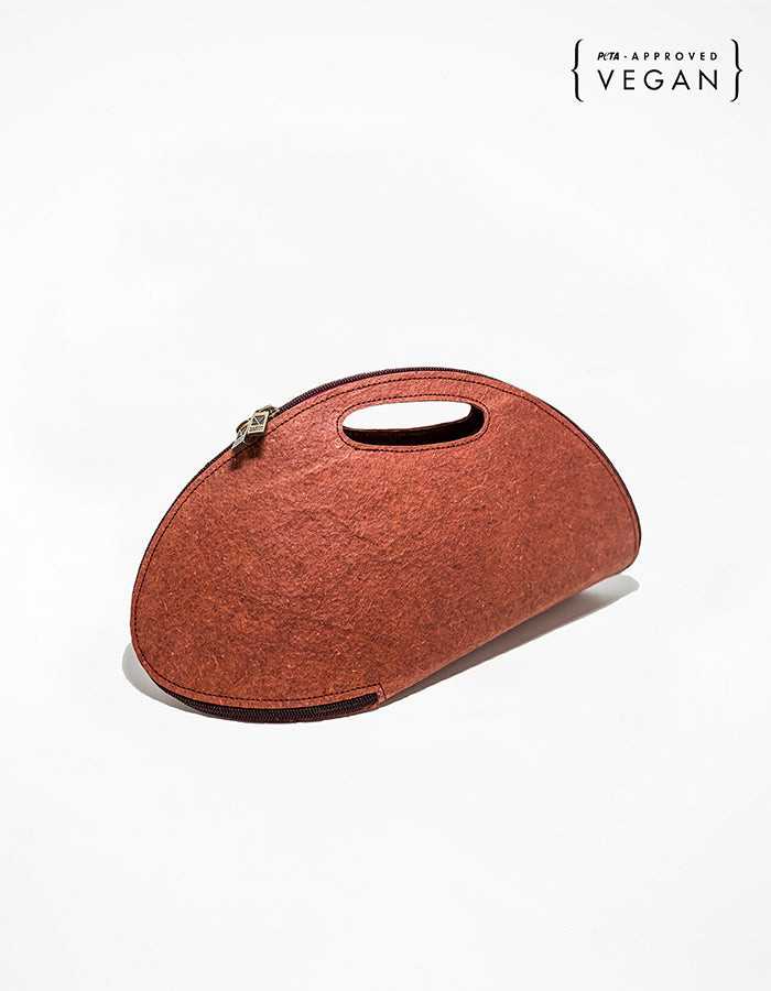 Bolso vegano MALAI SHELL Bordeaux