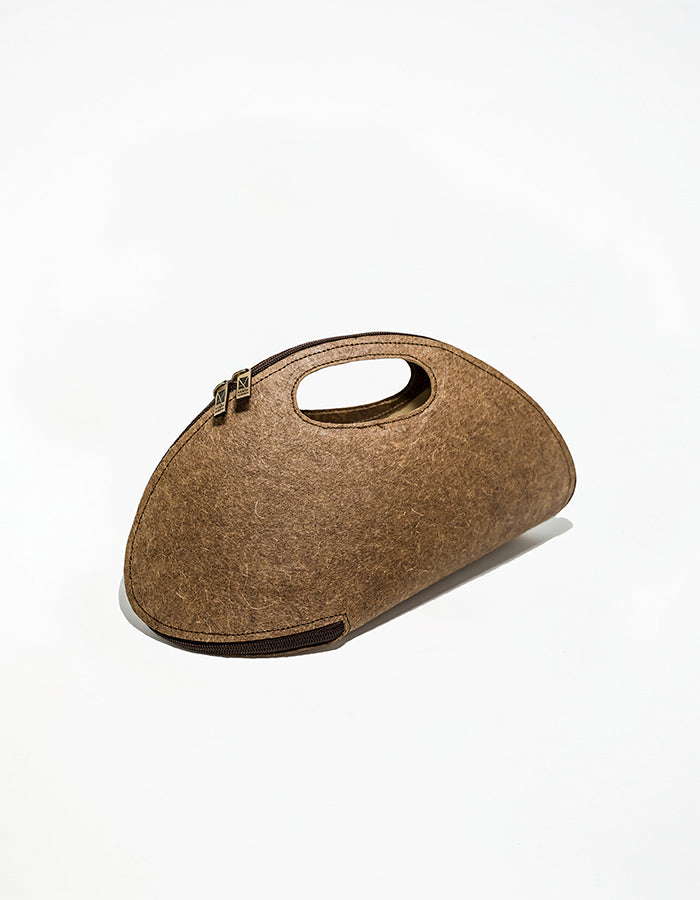 MALAI SHELL Bolso vegano marrón