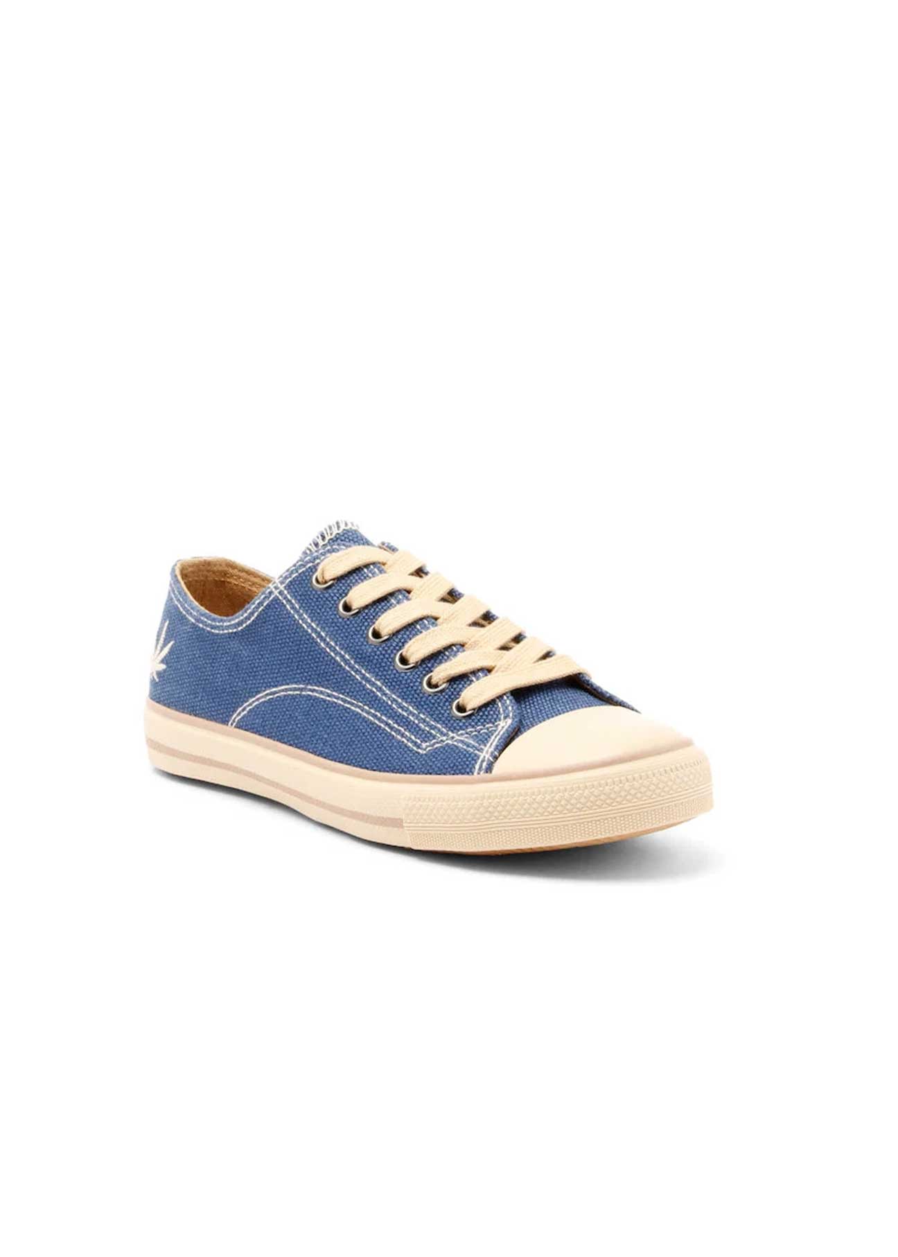 Marley Classic Hemp Vegan Low-Top Sneakers - Navy - Ecomarket.com