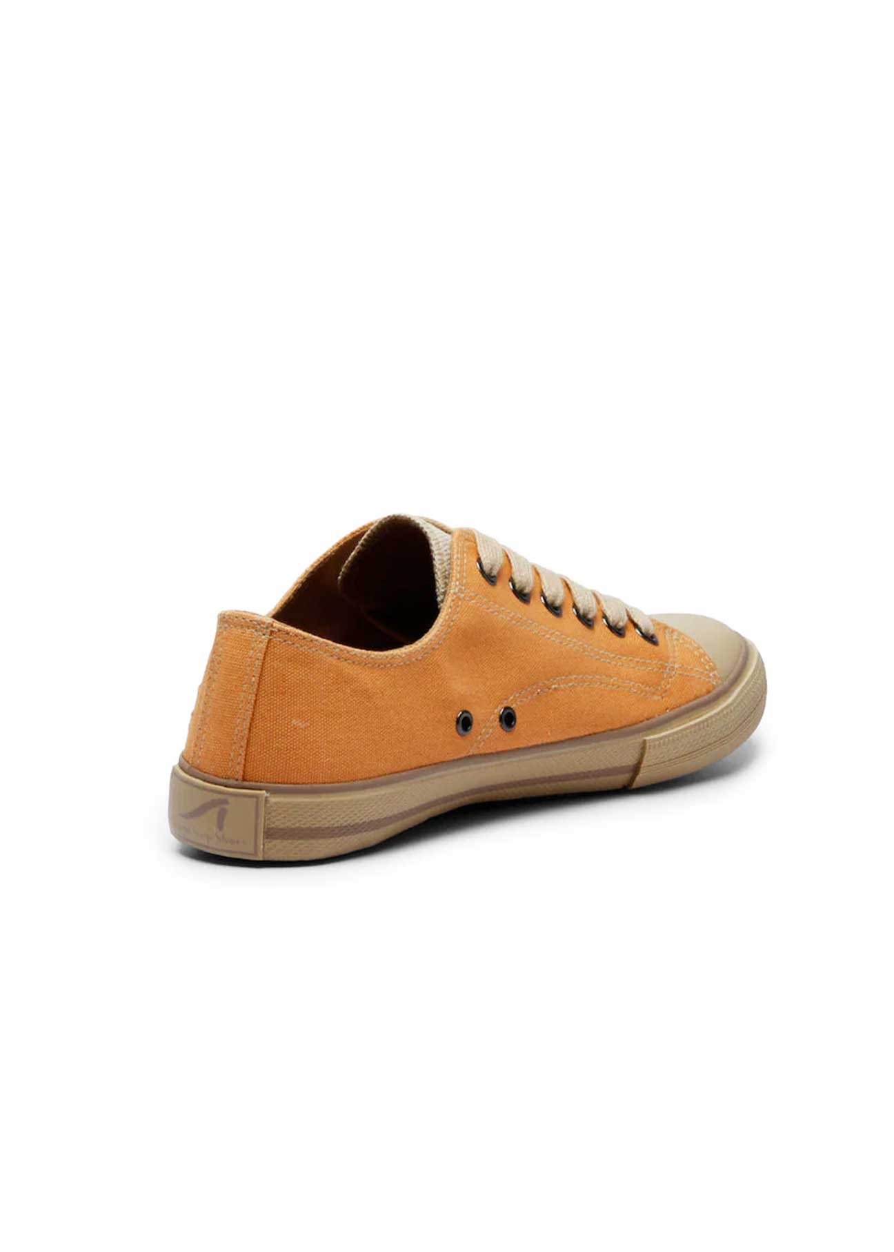Marley Classic Hemp Vegan Low-Top Sneakers - Orange+White - Ecomarket.com