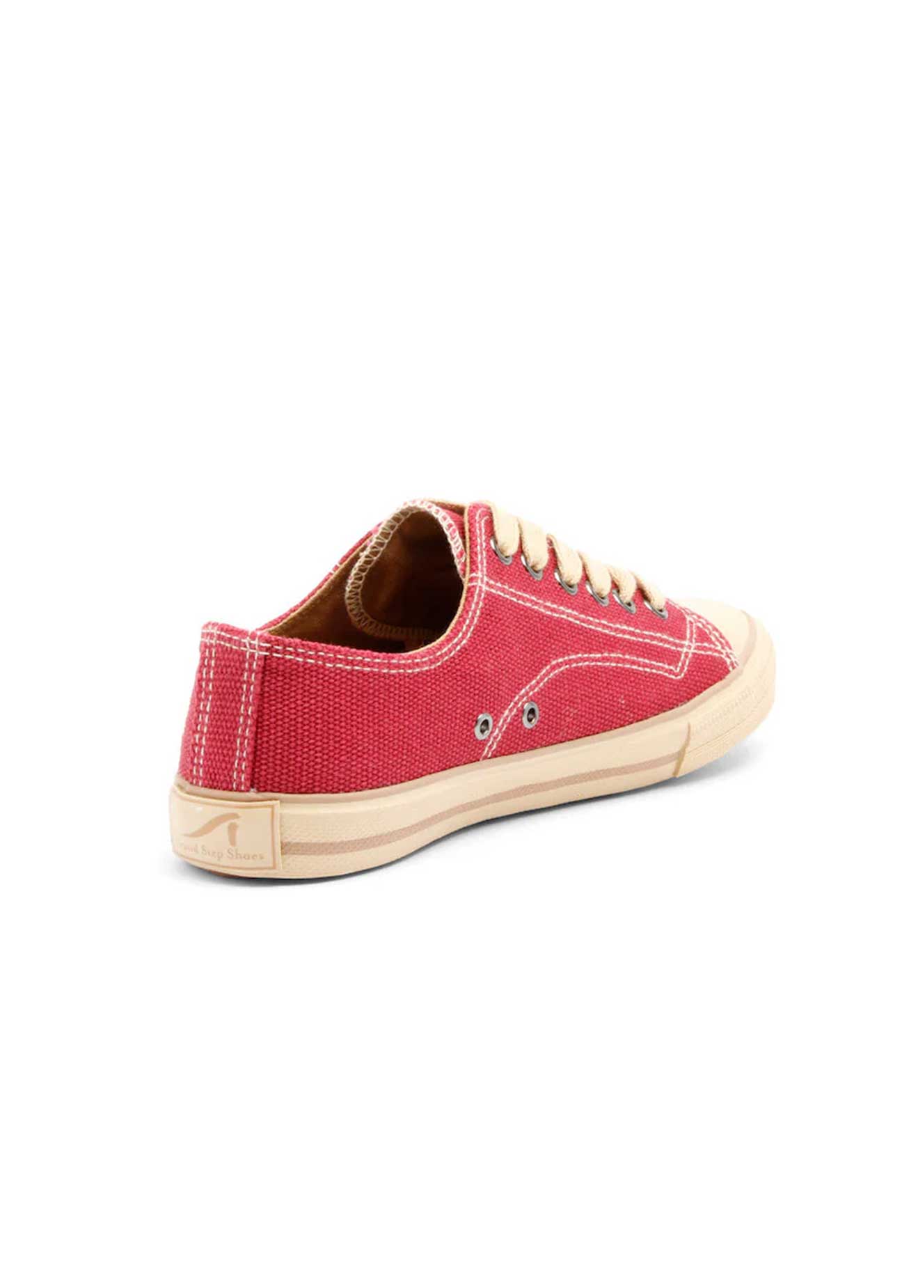 Marley Classic Hemp Vegan Low-Top Sneakers - Red - Ecomarket.com