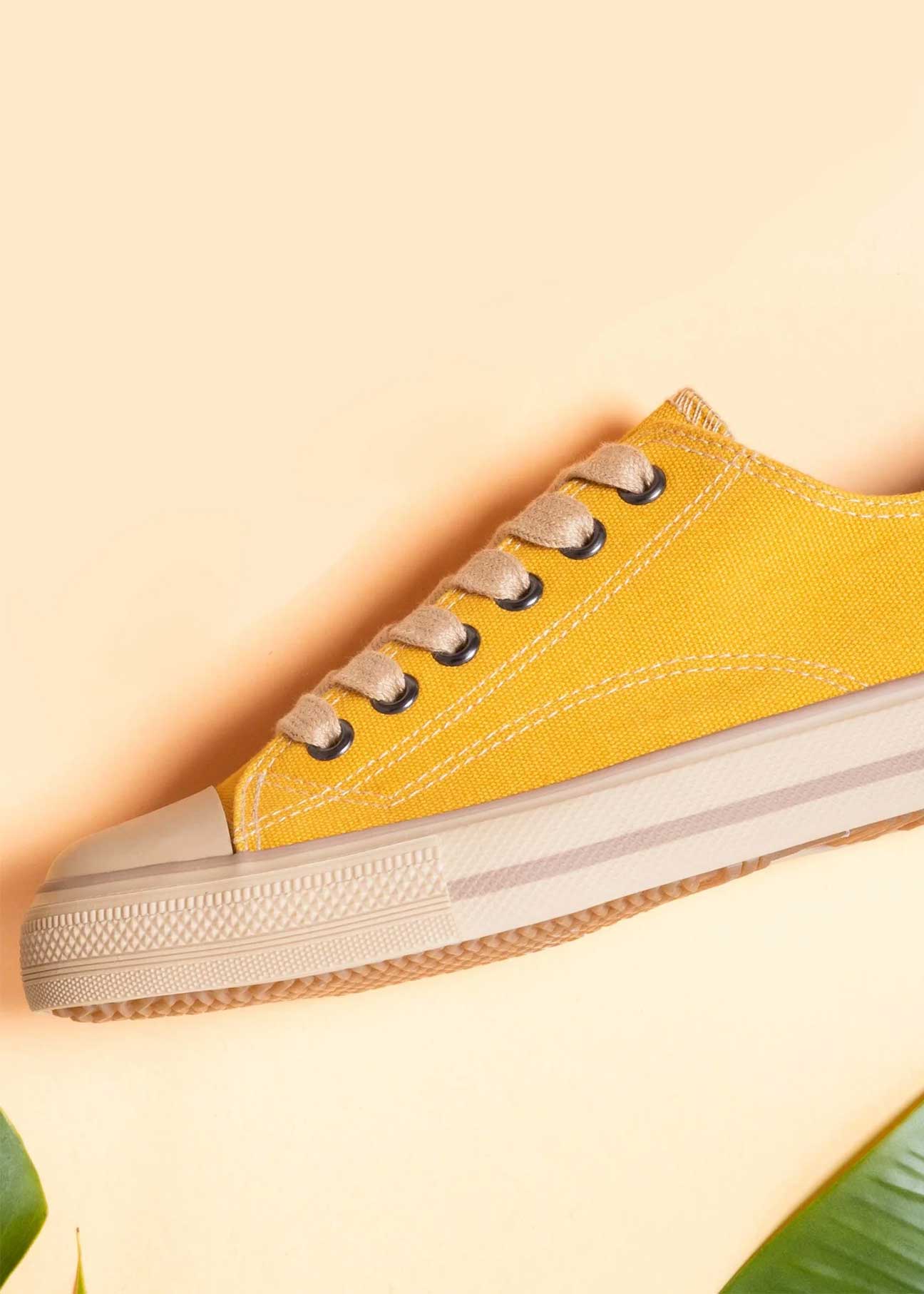 Marley Classic Hemp Vegan Low-Top Sneakers - Sun - Ecomarket.com