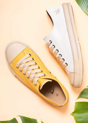 Marley Classic Hemp Vegan Low-Top Sneakers - Sun - Ecomarket.com