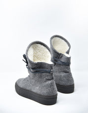 Botas Michone Burel de Piel Gris