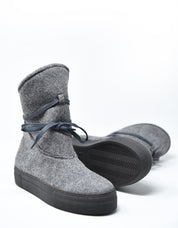 Botas Michone Burel de Piel Gris
