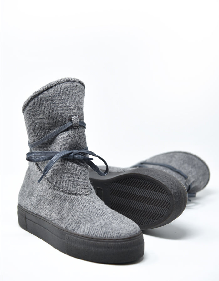 Botas Michone Burel de Piel Gris