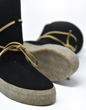Botas veganas negras de corcho MICHONE Fur