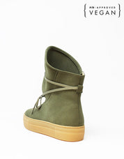 MICHONE Botas Veganas de Salvia Verde