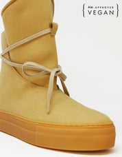 Botas veganas MICHONE beige claro