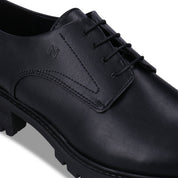 Vegane Derby-Flachschuhe für Damenaus Apfelschalenleder, für den Alltag und fürs Büro | NAE