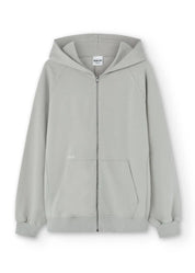 Hoodie with zipper Essential-Grey