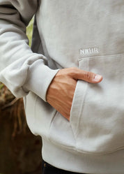 Hoodie with zipper Essential-Grey