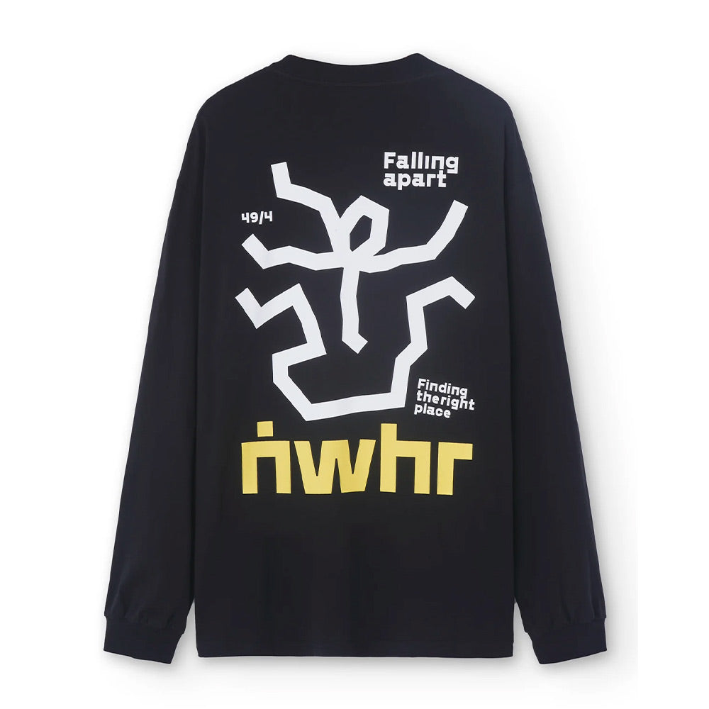 NWHR oversized long sleeve t-shirt Falling Apart - Unisex