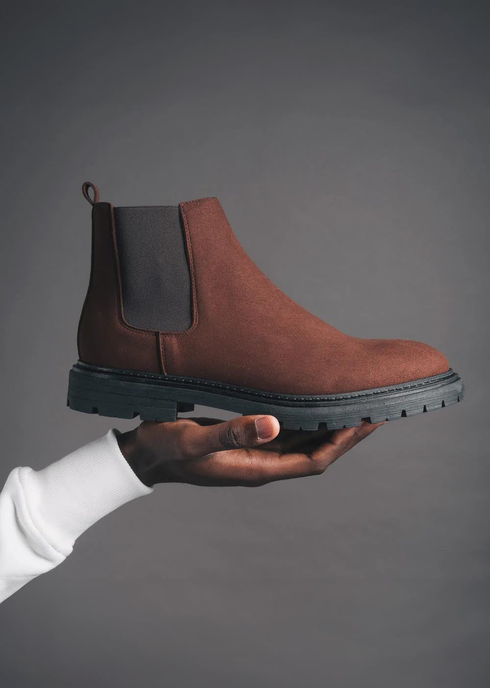 Nae Faber Brown Dark Brown Chelsea Boots Mens