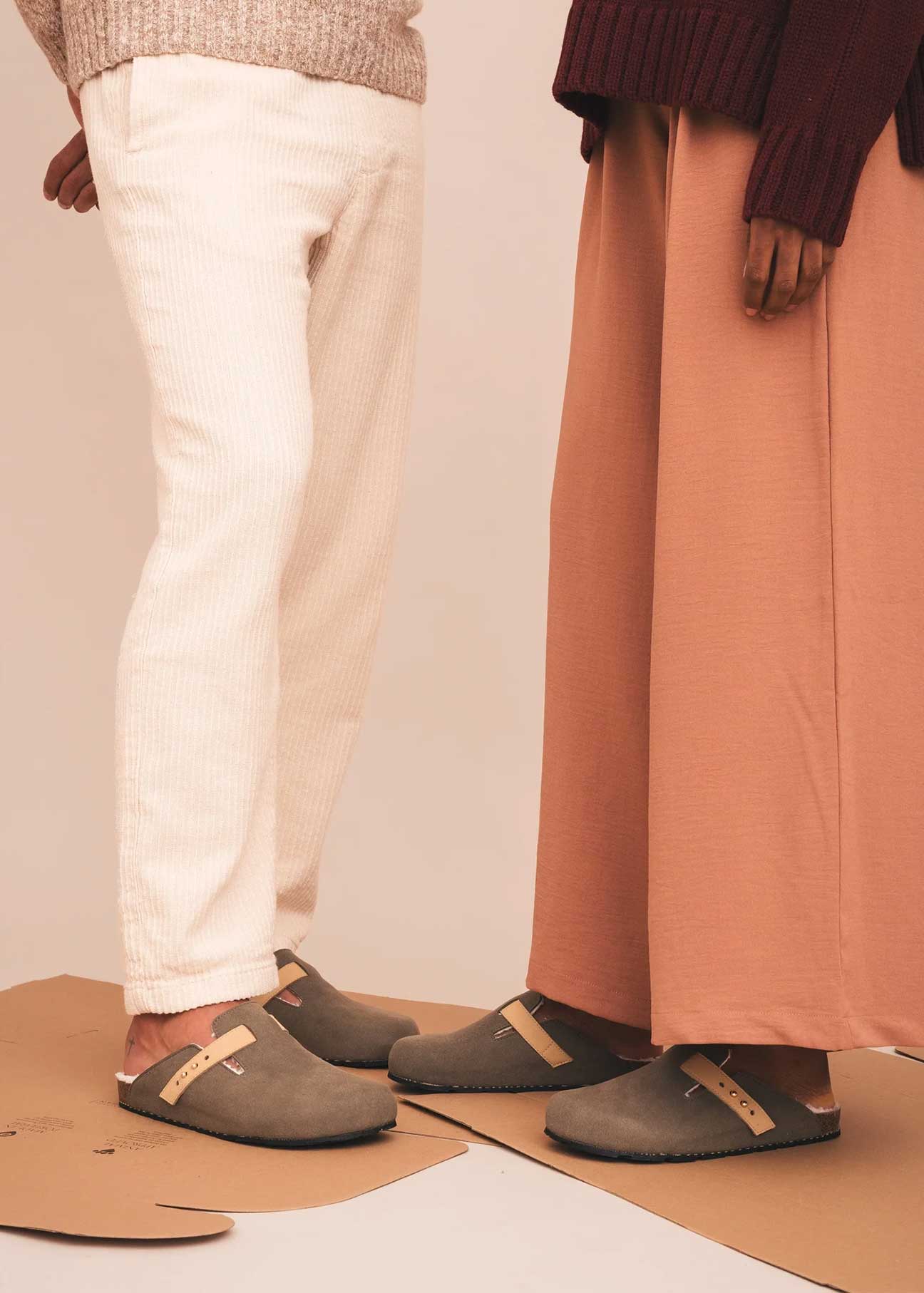 Nae LEVU Green Vegan Leather Sandals