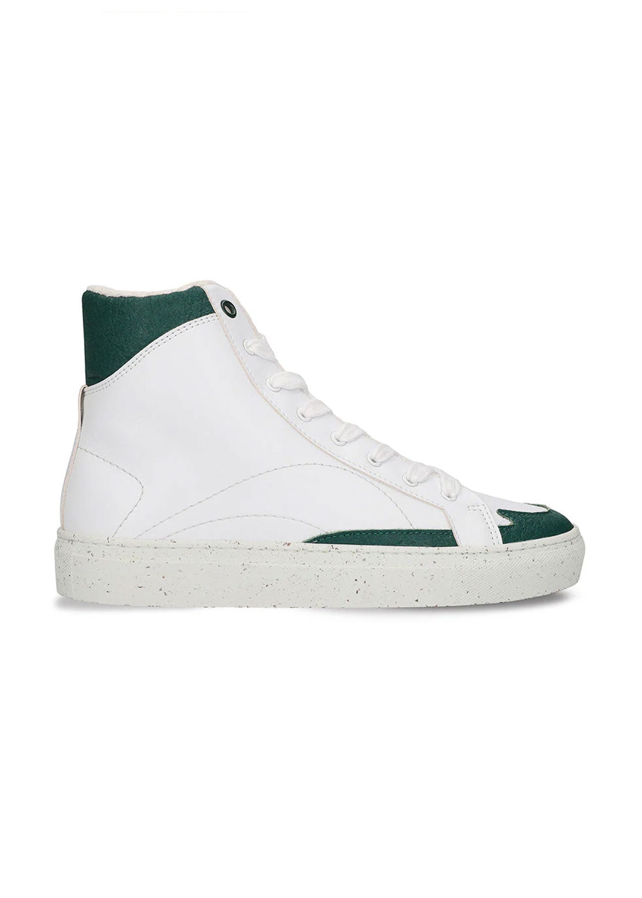 Nae London Green - Vegan Sneakers White