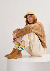NEMO Botas Chelsea de ante - Whisky