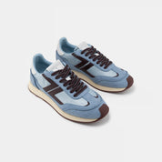 basket retro running bleu