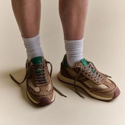 Zèta Omega Moka Green Vegan Runners Shoes
