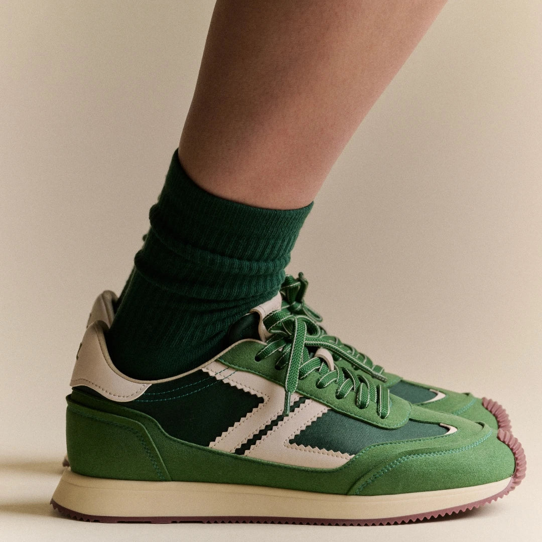 Zèta Omega Vert Vegan Runners Shoes